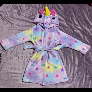 Girls unicorn robe size 3-4